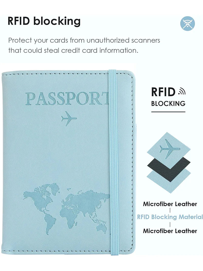 New Passport Holder for Travel Essentials/Passport Wallet Cover Case for Travel Accessories,Passport Book Holders for Women/Men by Passport Outfitters