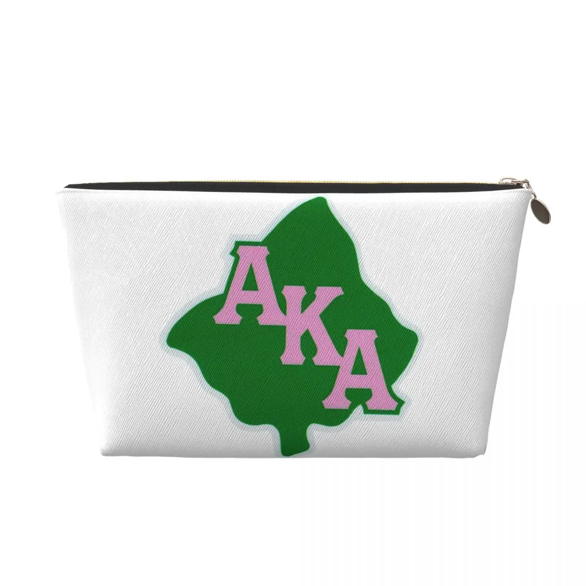 AKA Sorority 5 Women Cosmetic Bag Travel Makeup Organizer Pouch Toiletry Storage Dopp Kit Box by Passport Outfitters