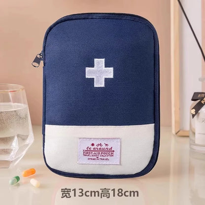 Travel Medicine Bag Pill Storage Pouch Outdoor Essentials Emergency Survival Bag Mini First-aid Kit Portable Home Storage Bag by Passport Outfitters