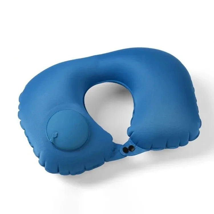 Travel Neck Inflatable U-shaped  Foldable Airplane Pillow