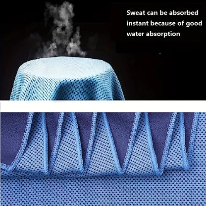 4pcs Cooling Towels (35.4 * 11.8 Inches), Soft Breathable Sports Towel For Outdoor, Gym, Yoga, Exercise, Camping, Fitness, Runni by Passport Outfitters