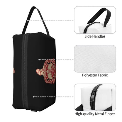 Delta Sigma Theta Sorority Gifts Makeup Bag Cosmetic Organizer Storage Dopp Kit Toiletry Cosmetic Bag for Women Beauty Travel by Passport Outfitters