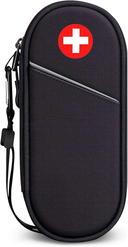 Travel Medication Organizer Bag for Emergency Medical Supplies 2 EpiPens Insulated Pouch Survival Kit Camping Equipment by Passport Outfitters