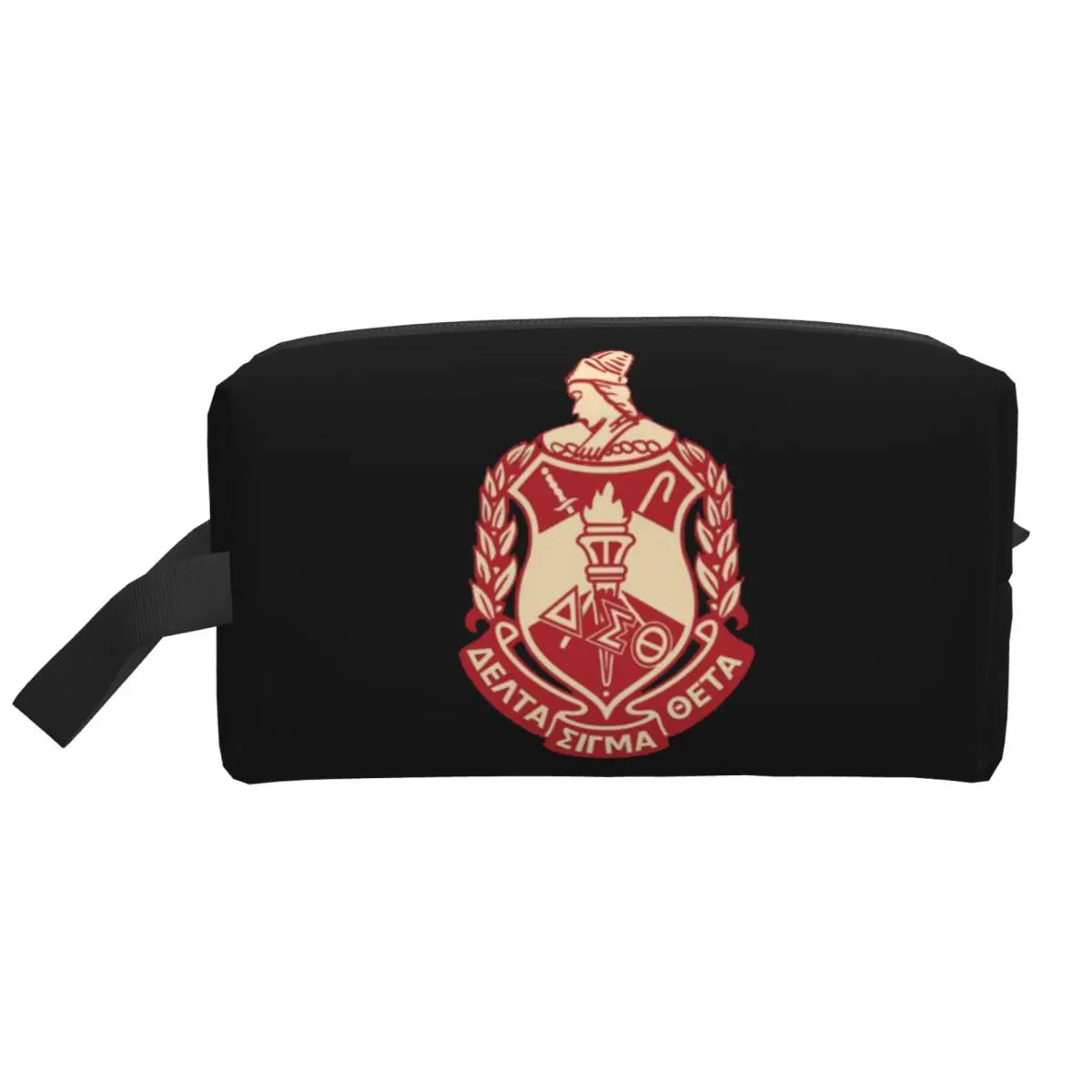 Delta Sigma Theta Sorority Gifts Makeup Bag Cosmetic Organizer Storage Dopp Kit Toiletry Cosmetic Bag for Women Beauty Travel by Passport Outfitters