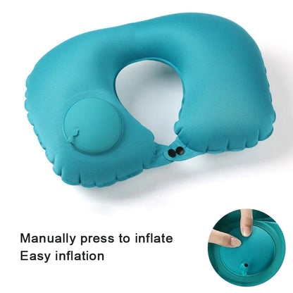 Travel Neck Inflatable U-shaped  Foldable Airplane Pillow - Passport Outfitters Apparel 