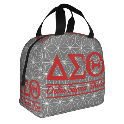 Deltas Sigmas Thetas 1913 DST Sorority Insulated Lunch Tote Bag for Women Portable Cooler Thermal Bento Box Work School Travel by Passport Outfitters