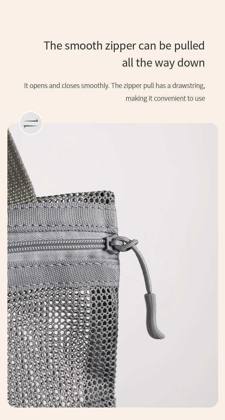 23x26cm Portable Toiletry Bag with Handy Handle Large Capacity Mesh Toiletry Storage Bag Makeup Bag for Business Trips Travel by Passport Outfitters