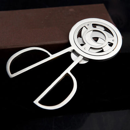 Flame Lover Cuba Cigar Cutter Guillotine Puncher Scissors Knife Stainless Steel 3 Sharp Blades Cutting Accessories Gold Plated by Passport Outfitters