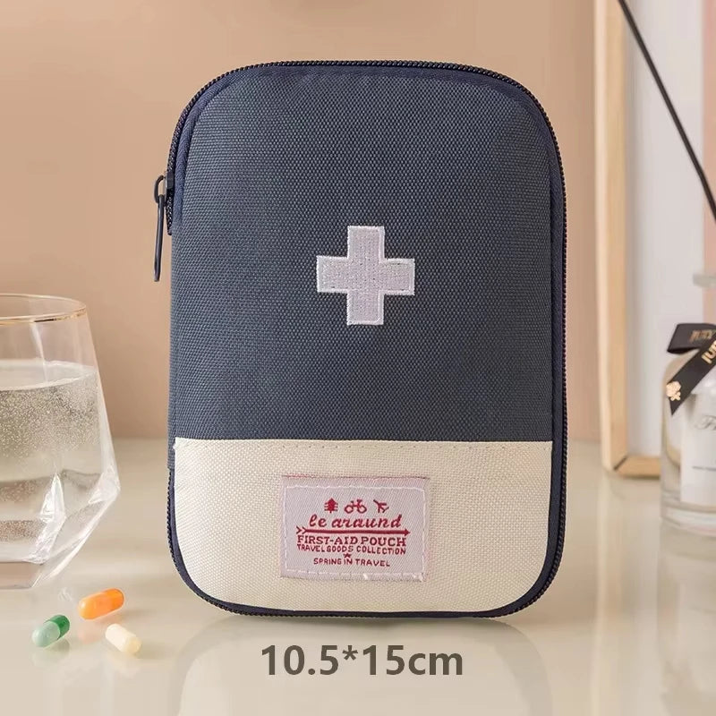 Travel Medicine Bag Pill Storage Pouch Outdoor Essentials Emergency Survival Bag Mini First-aid Kit Portable Home Storage Bag by Passport Outfitters