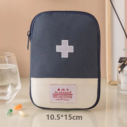 Travel Medicine Bag Pill Storage Pouch Outdoor Essentials Emergency Survival Bag Mini First-aid Kit Portable Home Storage Bag by Passport Outfitters