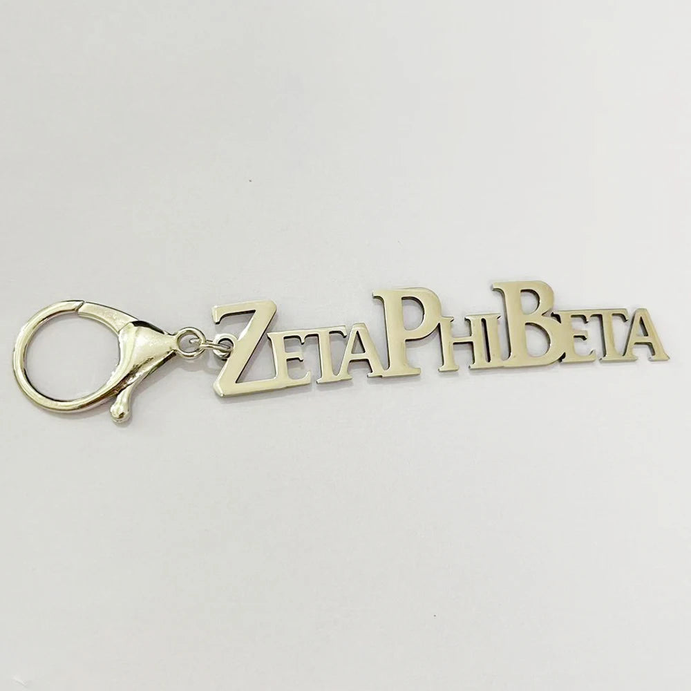 Zeta Phi Beta Stainless Steel Keychain by Passport Outfitters