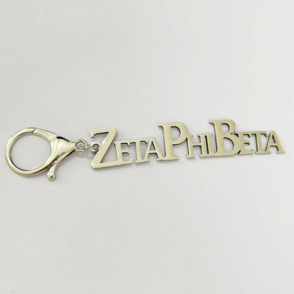 Zeta Phi Beta Stainless Steel Keychain by Passport Outfitters