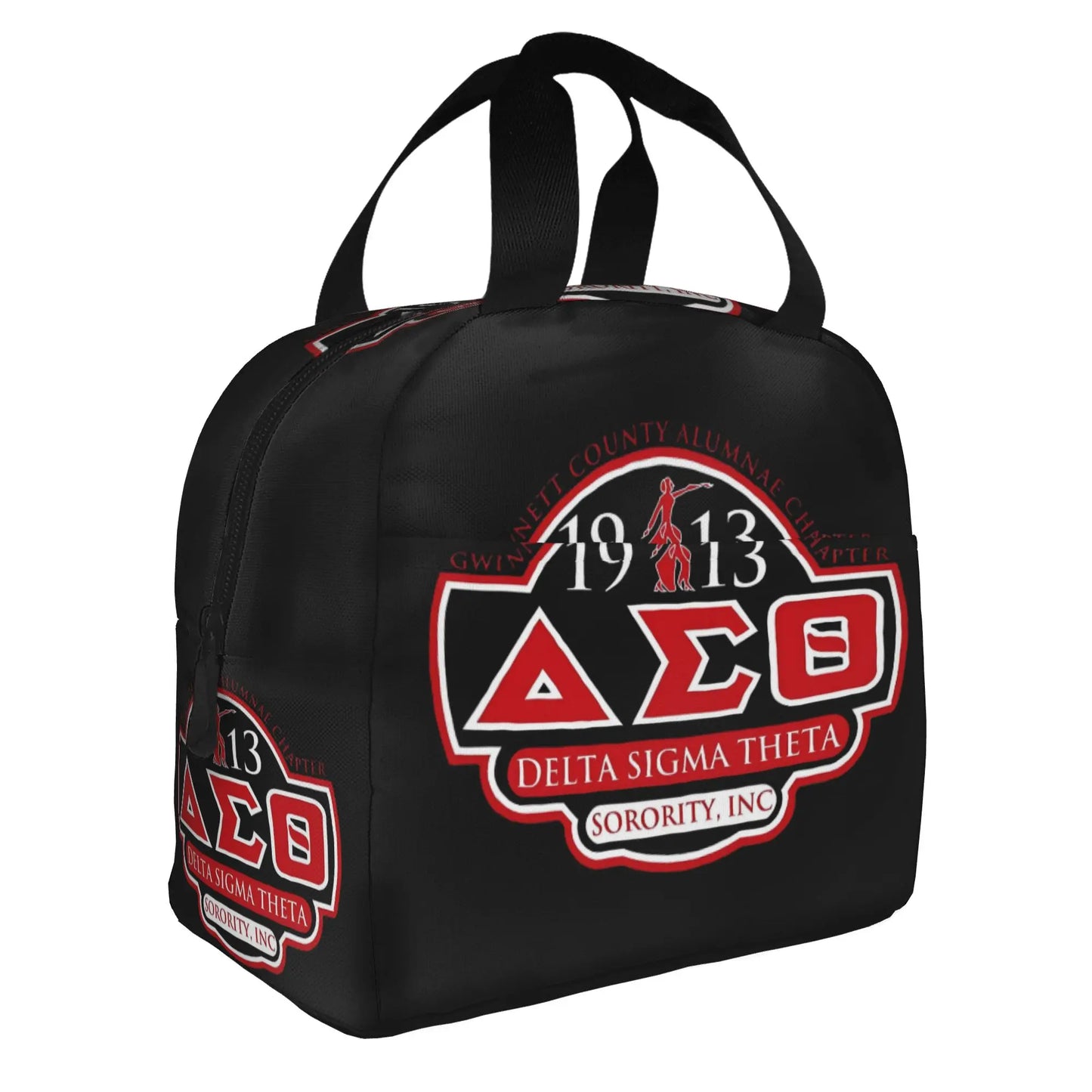 Deltas Sigmas Thetas 1913 DST Sorority Insulated Lunch Tote Bag for Women Portable Cooler Thermal Bento Box Work School Travel by Passport Outfitters