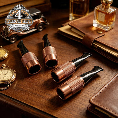 4PCS - Cigar holders, cigar accessories, Cigar mouthpiece, luxurious holiday gifts, Fits Cigars with 36-58 Ring Gauge by Passport Outfitters