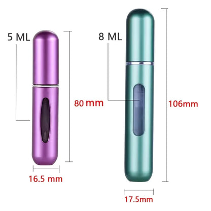 Portable Mini Travel High-end Perfume Bottle Base Refill Bottle Straight Charging Small Sample Perfume Aluminum Material by Passport Outfitters