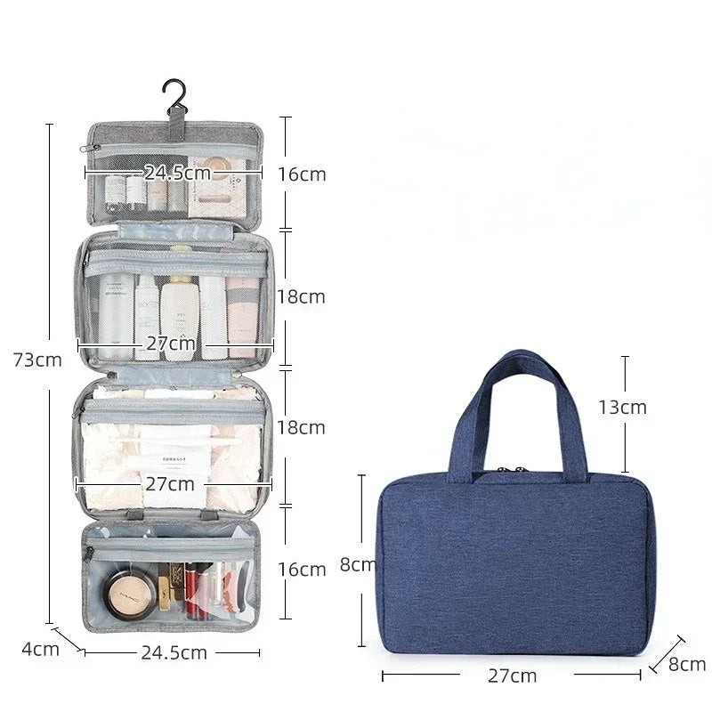 Travel Waterproof Folding Dry and Wet Separation Toiletry Bag - Passport Outfitters Apparel 