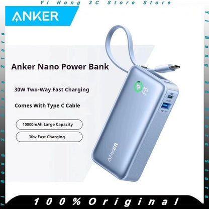 ANKER Nano 10000mAh Power Bank 30W - Passport Outfitters Apparel 