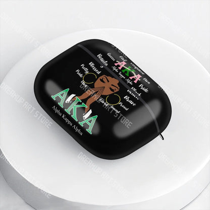 Alpha Sorority Kappa Alpha AKA Case For AirPods 1 2 3 4 Case Cover AirPods Pro 2 Wireless Headphones by Passport Outfitters