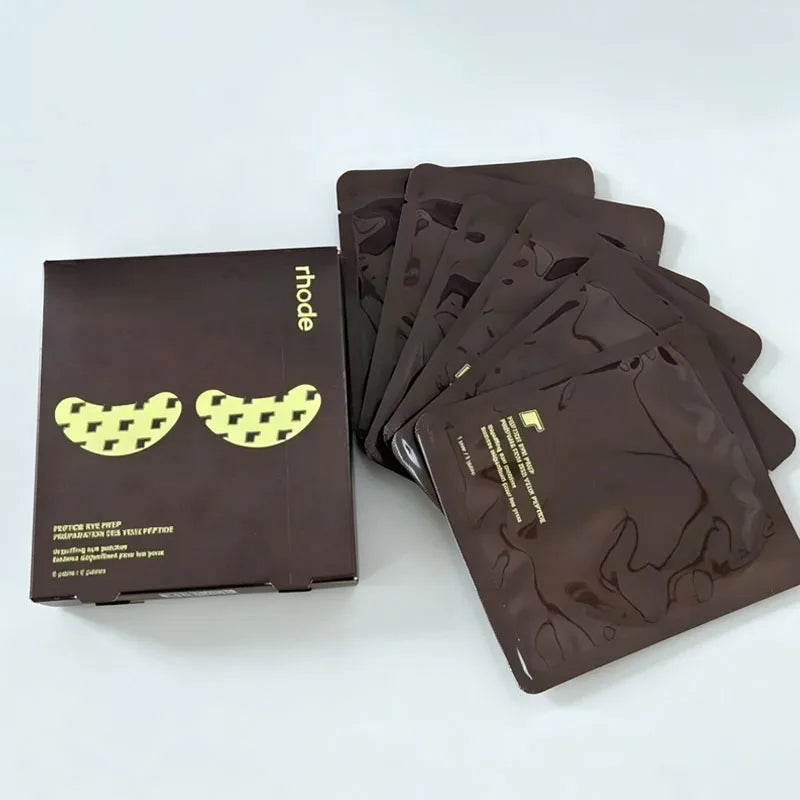 Brand New Banana Peel Eye Mask Peptide Eye Prep 6 Pairs of Hydrogel Eye Patch Per Box Caramelized Banana Ribbon Lip Gloss Makeup by Passport Outfitters