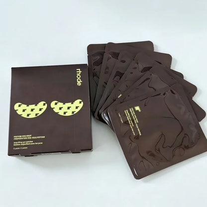 Brand New Banana Peel Eye Mask Peptide Eye Prep 6 Pairs of Hydrogel Eye Patch Per Box Caramelized Banana Ribbon Lip Gloss Makeup by Passport Outfitters