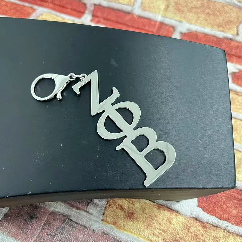Party sisters Gift Greek Organization Letter Stainless Steel Keychain by Passport Outfitters
