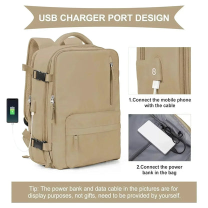 Backpack 40x30x20 Airplane, Cabin Hand Luggage Backpack, Laptop Backpack for Aeroplane Travel, School Backpack by Passport Outfitters