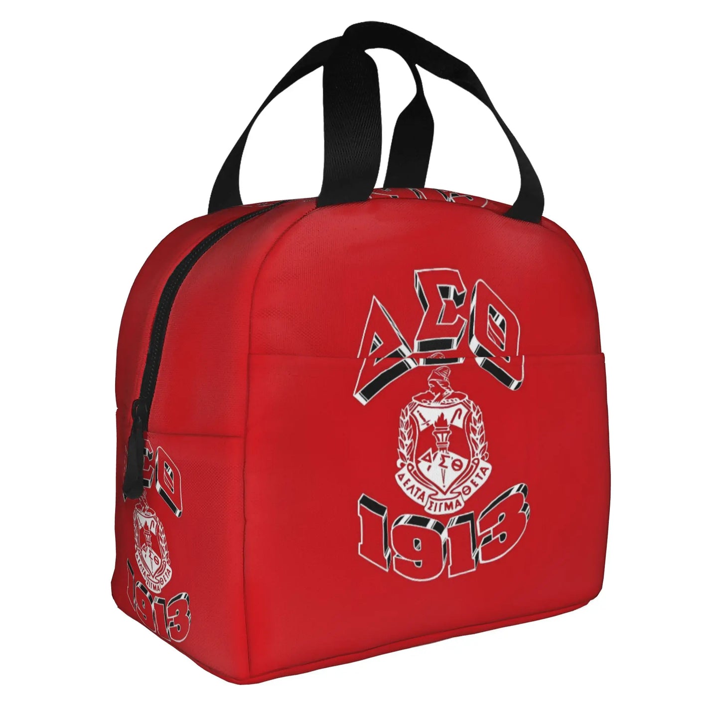 Deltas Sigmas Thetas 1913 DST Sorority Insulated Lunch Tote Bag for Women Portable Cooler Thermal Bento Box Work School Travel by Passport Outfitters