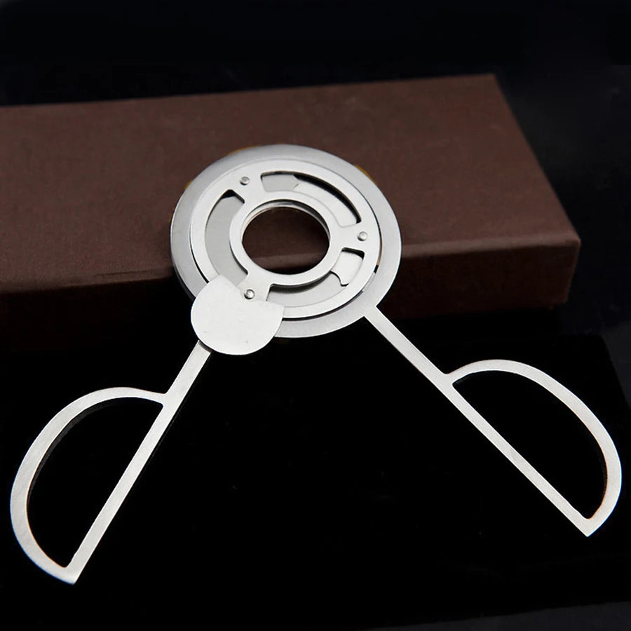 Flame Lover Cuba Cigar Cutter Guillotine Puncher Scissors Knife Stainless Steel 3 Sharp Blades Cutting Accessories Gold Plated by Passport Outfitters