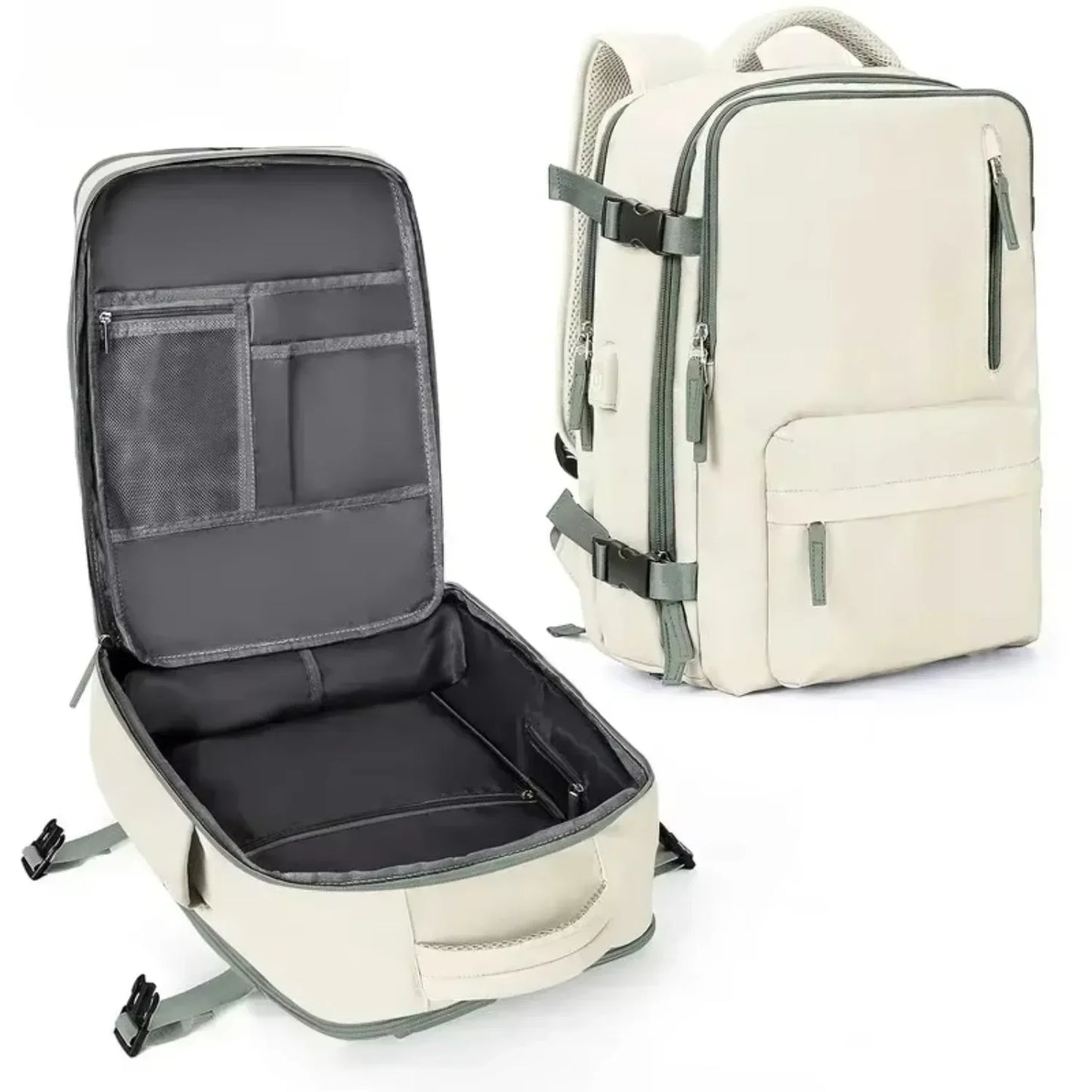 Backpack 40x30x20 Airplane, Cabin Hand Luggage Backpack, Laptop Backpack for Aeroplane Travel, School Backpack by Passport Outfitters