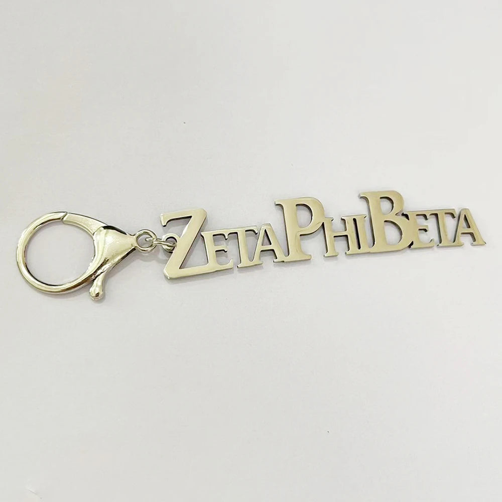 Zeta Phi Beta Stainless Steel Keychain by Passport Outfitters