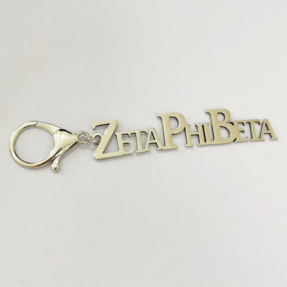 Zeta Phi Beta Stainless Steel Keychain by Passport Outfitters