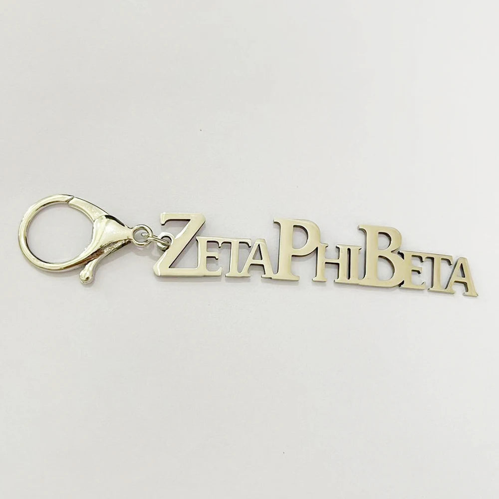 Zeta Phi Beta Stainless Steel Keychain by Passport Outfitters
