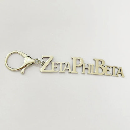 Zeta Phi Beta Stainless Steel Keychain by Passport Outfitters