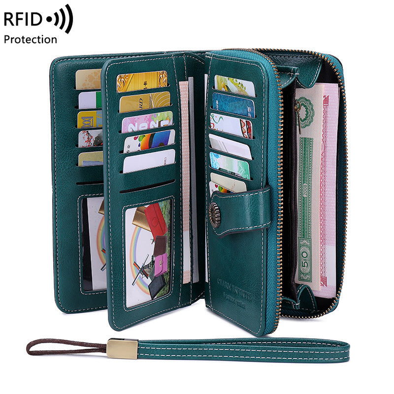 RFID-Blocking Travel Clutch Wallet | Multi-Card & Passport Organizer by Passport Outfitters