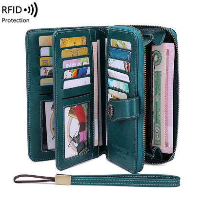 RFID-Blocking Travel Clutch Wallet | Multi-Card & Passport Organizer by Passport Outfitters