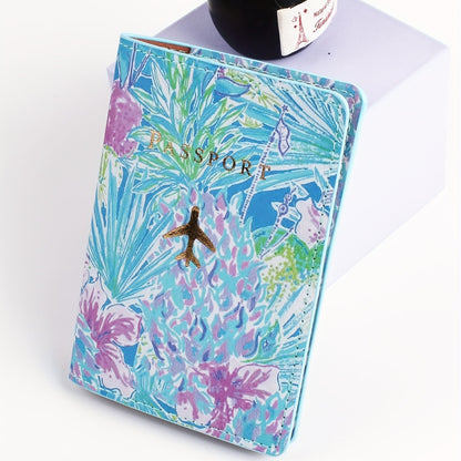 Fashion Floral Travel Passport Holder - Passport Outfitters Apparel 