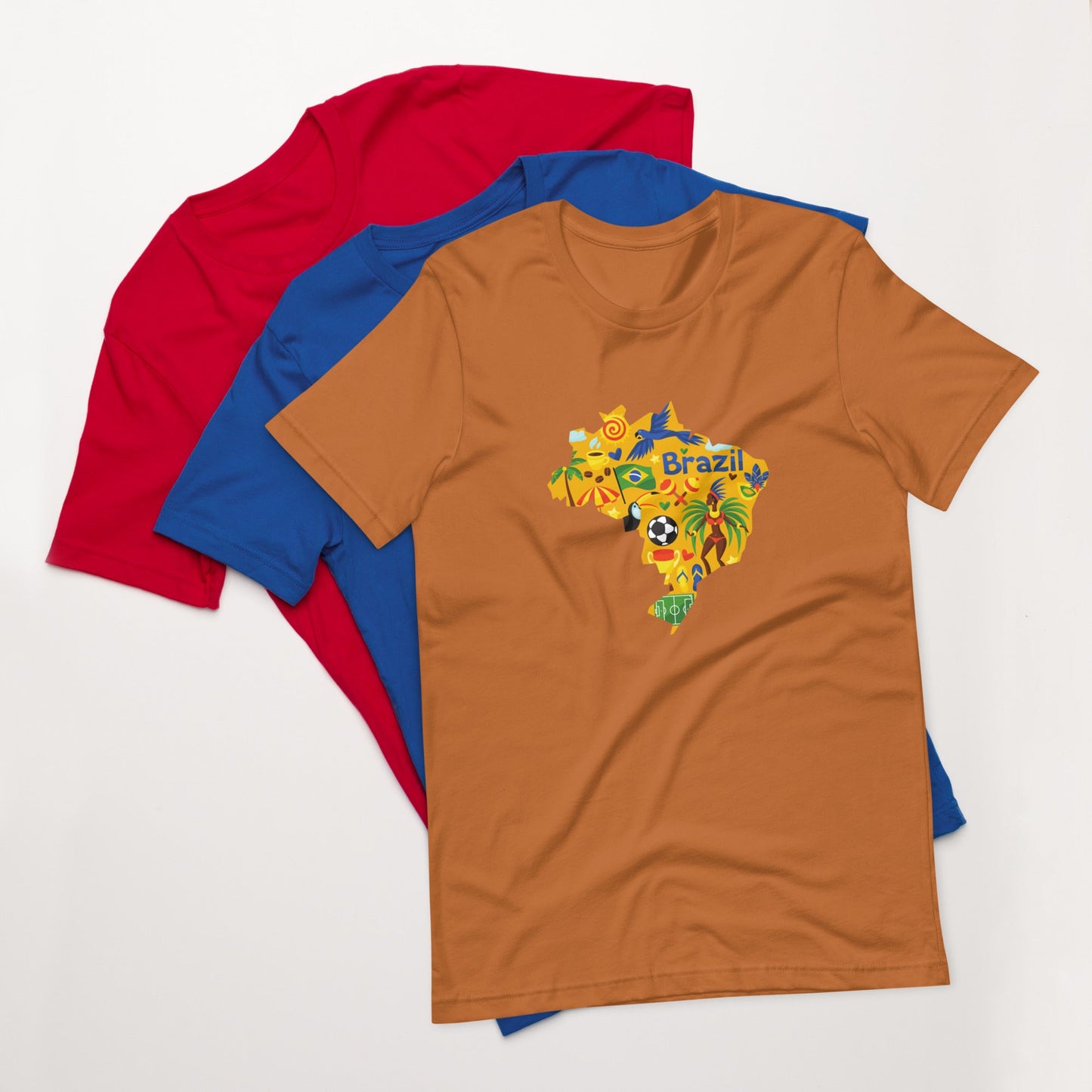 Brazil Unisex t-shirt - Passport Outfitters Apparel