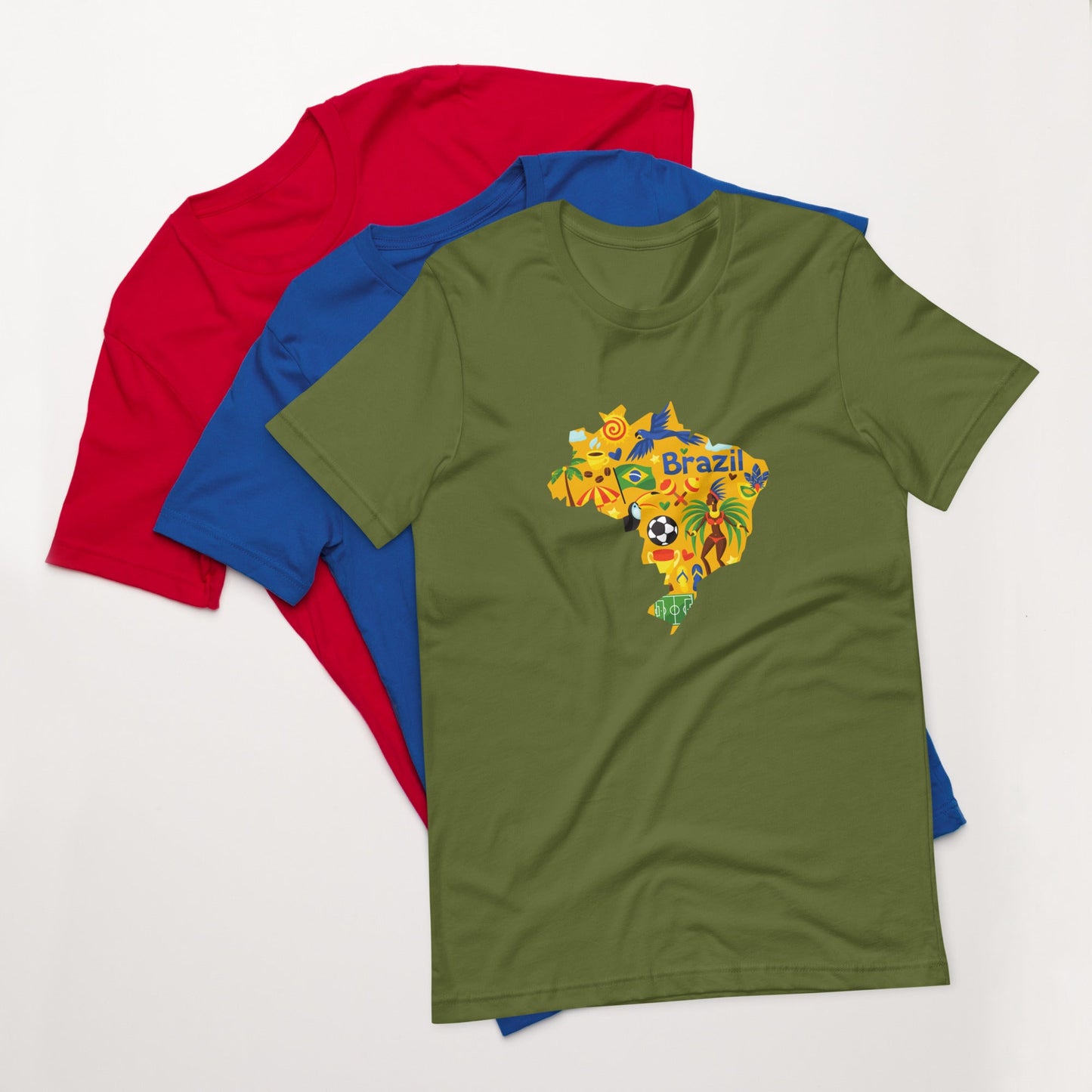 Brazil Unisex t-shirt - Passport Outfitters Apparel