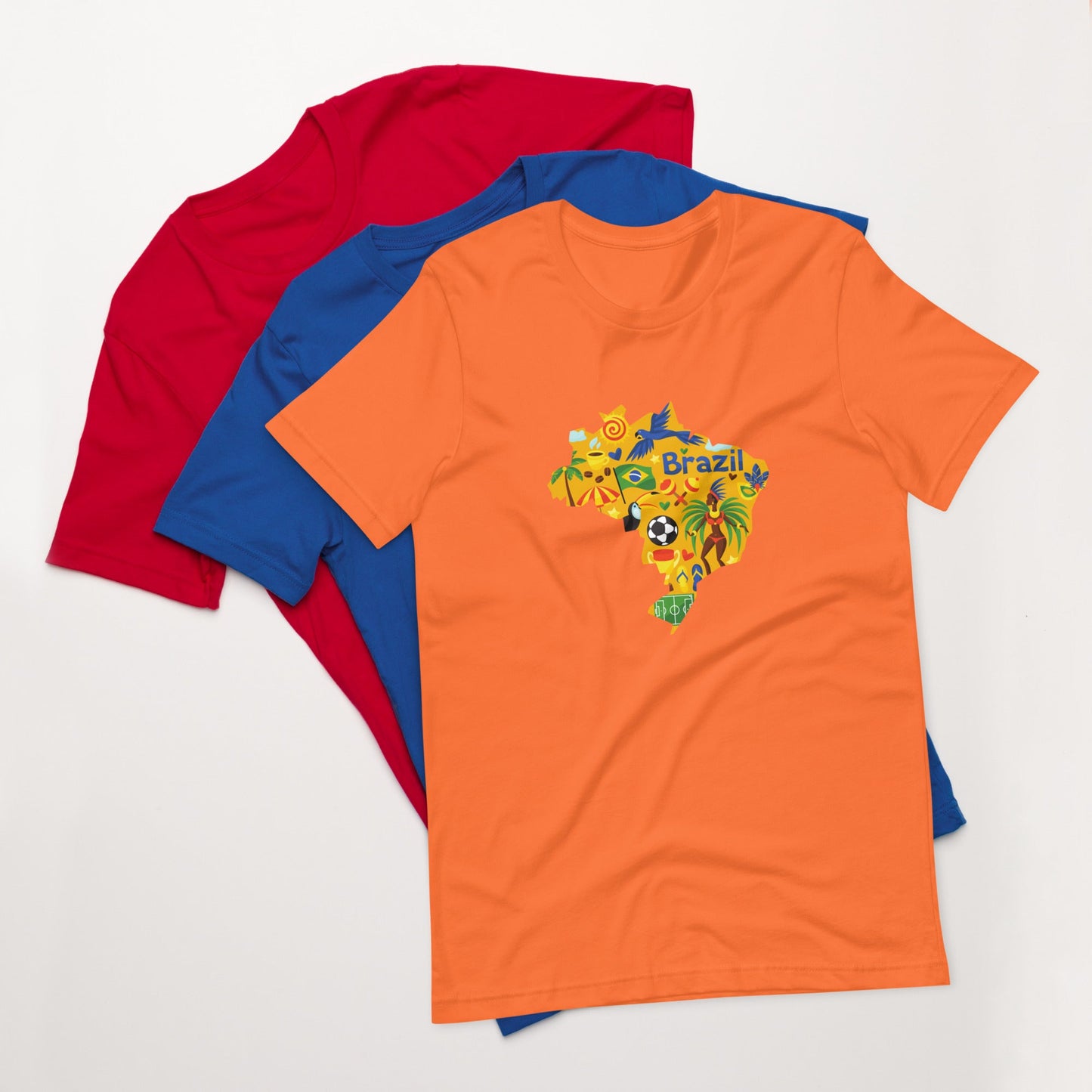 Brazil Unisex t-shirt - Passport Outfitters Apparel