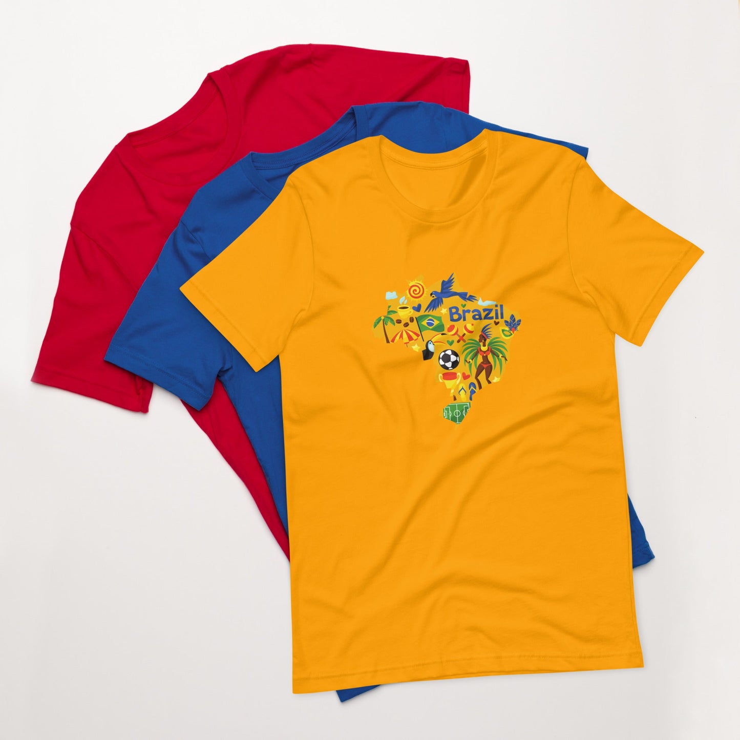 Brazil Unisex t-shirt - Passport Outfitters Apparel