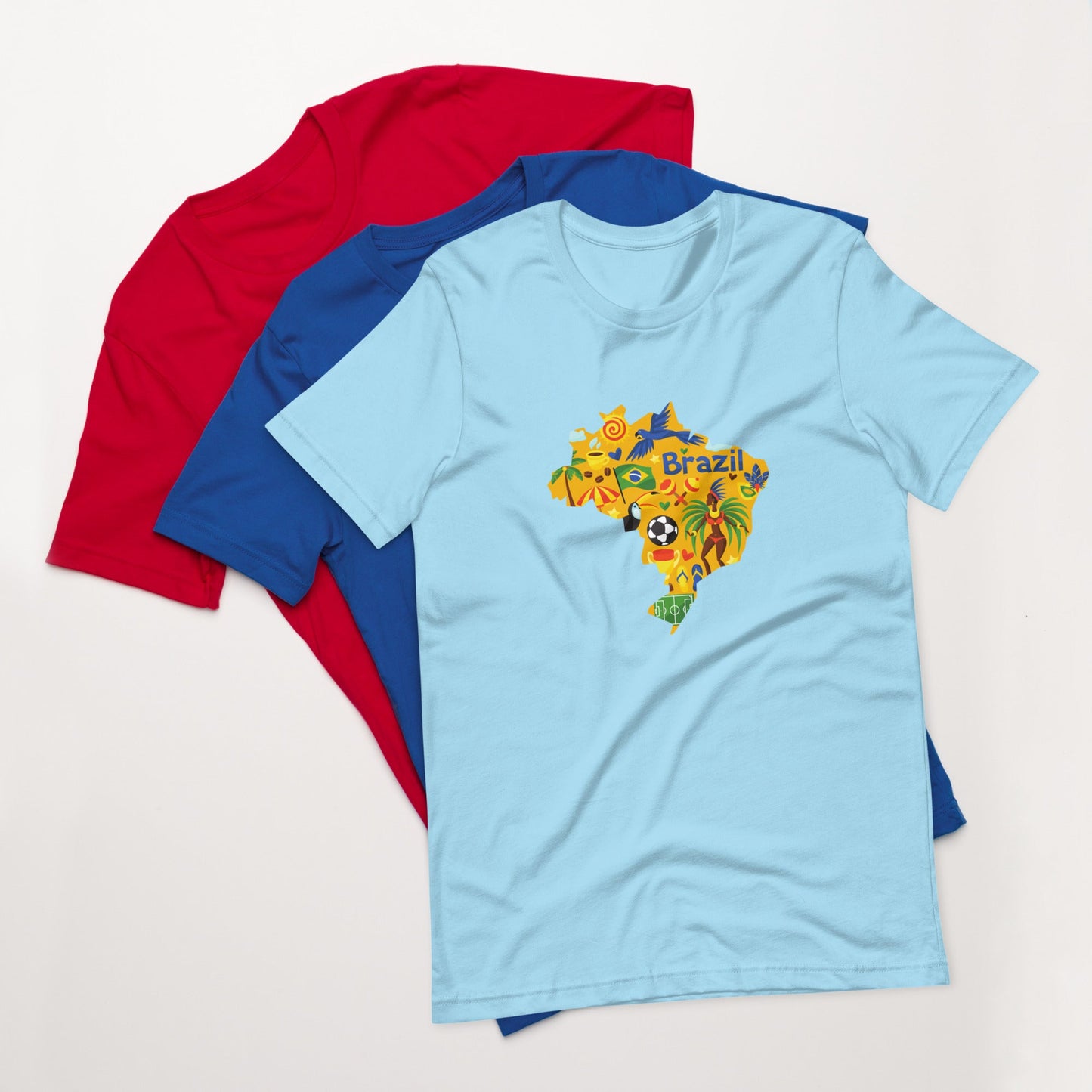 Brazil Unisex t-shirt - Passport Outfitters Apparel