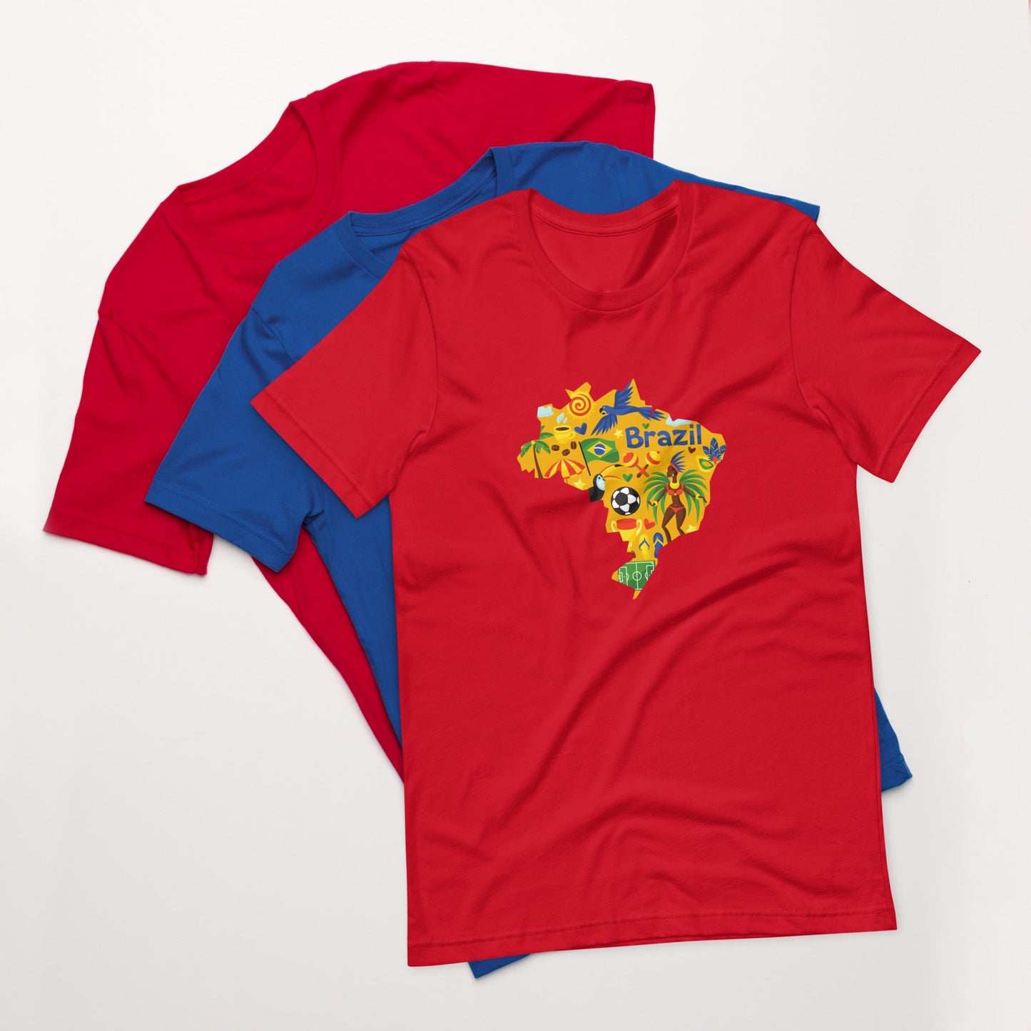 Brazil Unisex t-shirt - Passport Outfitters Apparel