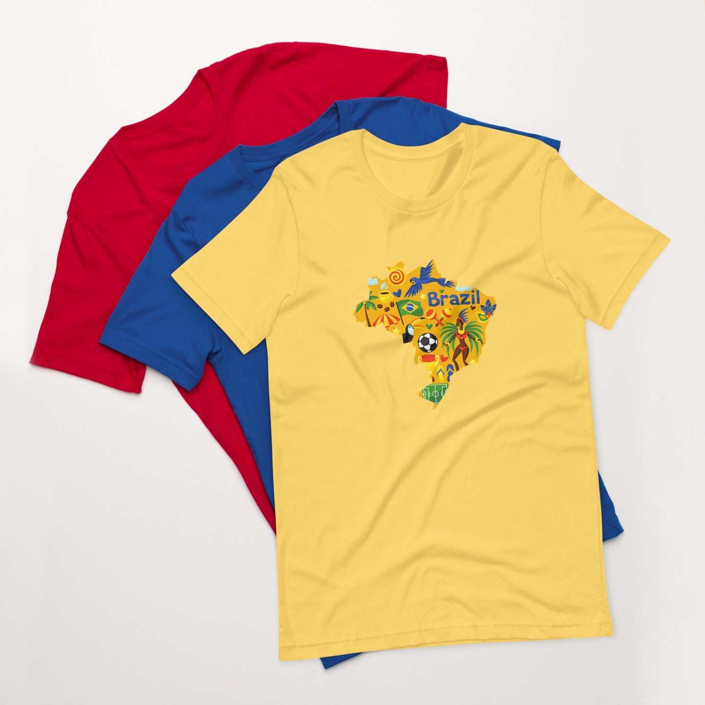 Brazil Unisex t-shirt - Passport Outfitters Apparel