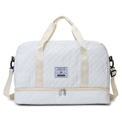 Convertible Crossbody Gym Duffel & Travel Backpack with Wet-Dry Separation by Passport Outfitters