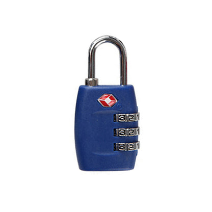 TSA-Approved 3-Digit Combination Travel Luggage Lock | Secure Zipper Padlock by Passport Outfitters