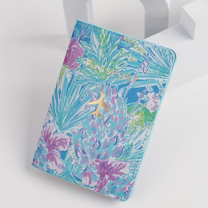 Fashion Floral Travel Passport Holder - Passport Outfitters Apparel 