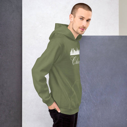 Chicago Skyline Unisex Hoodie - Passport Outfitters Apparel