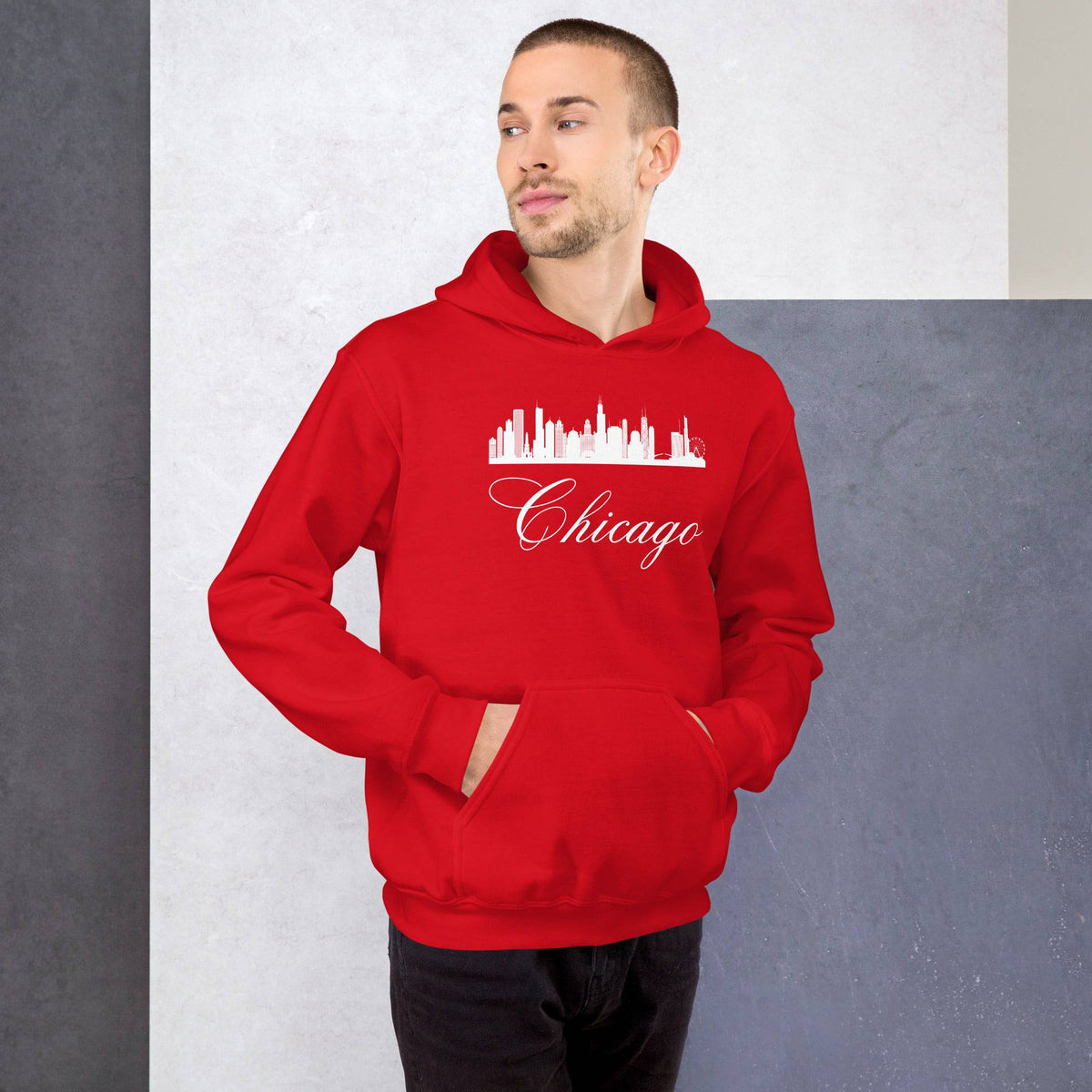 Chicago Skyline Hoodie by Passport Outfitters