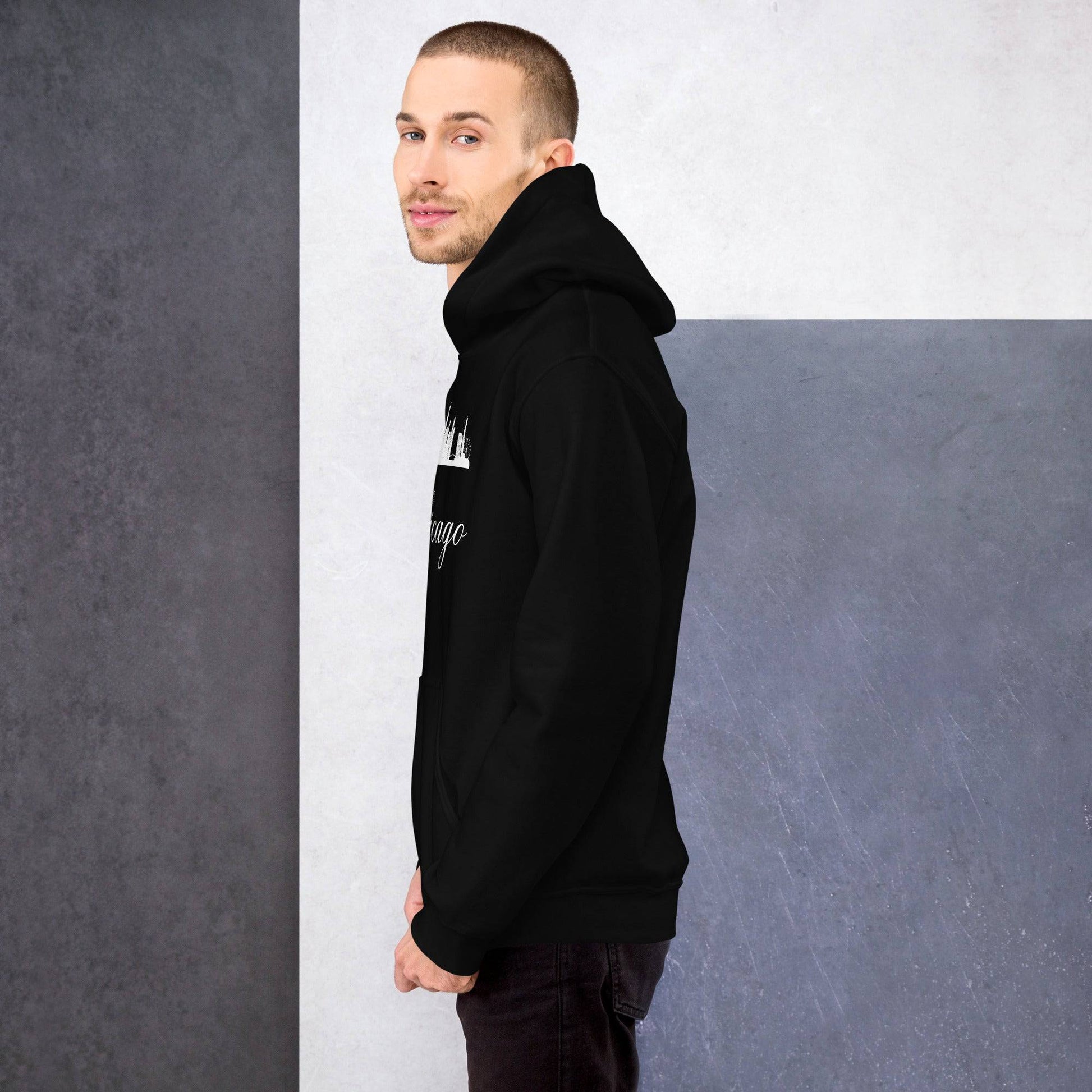 Chicago Skyline Unisex Hoodie - Passport Outfitters Apparel