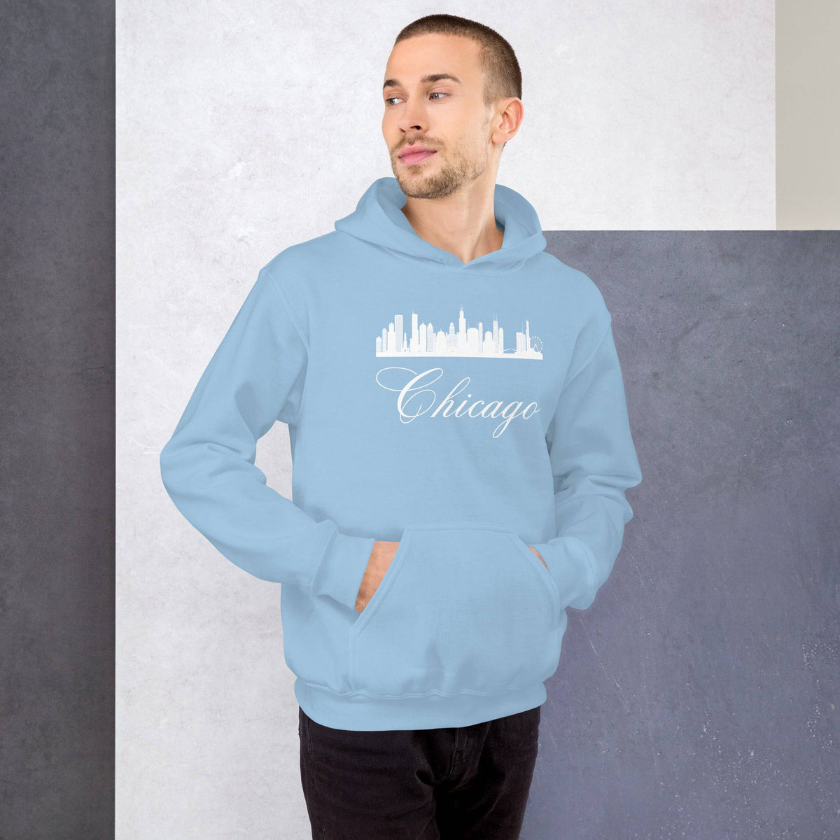 Chicago Skyline Hoodie by Passport Outfitters